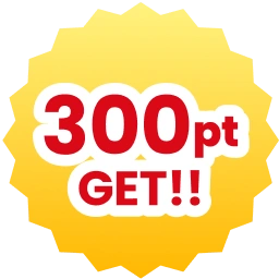 300pt GET!